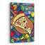 Lark Manor ™ «Pizza Slice With Toppings» par Ron Magnes, art mural en verre acrylique-655909765