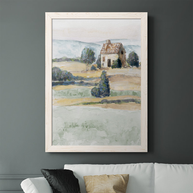 " On The Countryside II ", White, 43.5" H x 31.5" W x 1" D