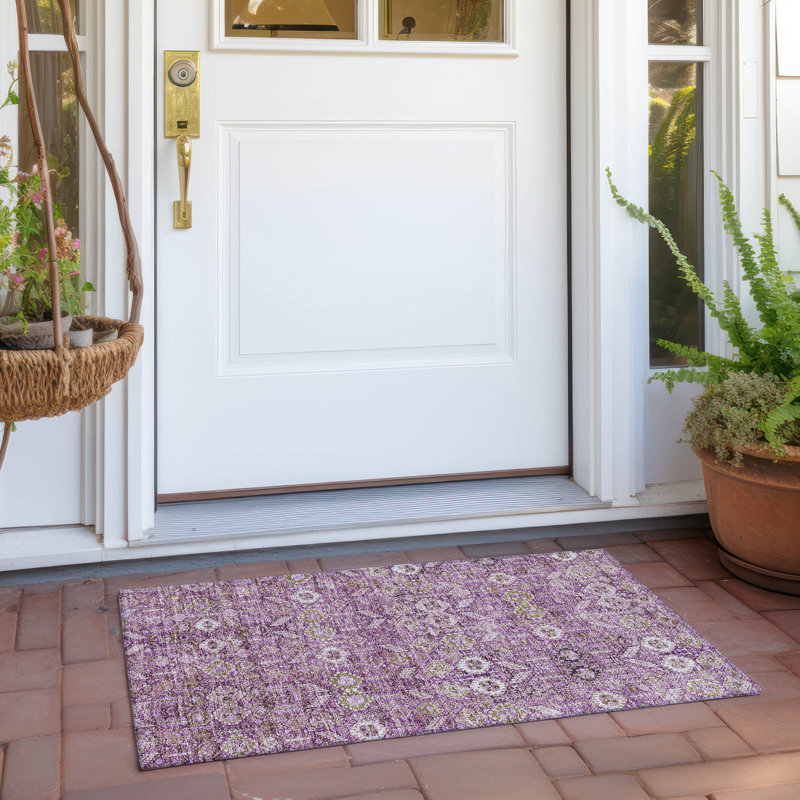 Tapis intérieur / extérieur Coleharbor, Rectangle 1 pi 8 po x 2 pi 6 po