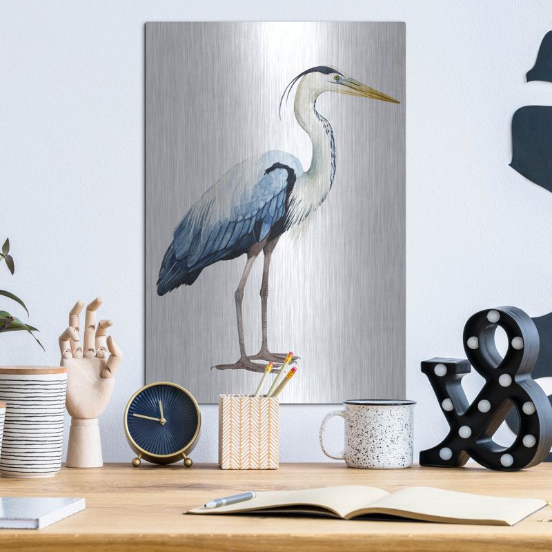 «Seabird Heron II» par Grace Popp, H 16 po x l 12 po