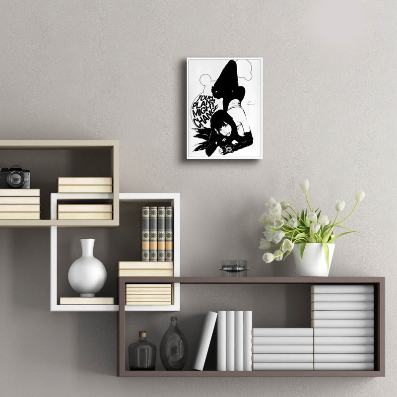 «Your plans» par TM Borenstein, art mural en verre acrylique, H 16 po x l 12 po x P 0,13 po