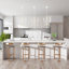 Lustre classique à 3 lumières de style bougie avec détails en cristal Danaleigh-774031441