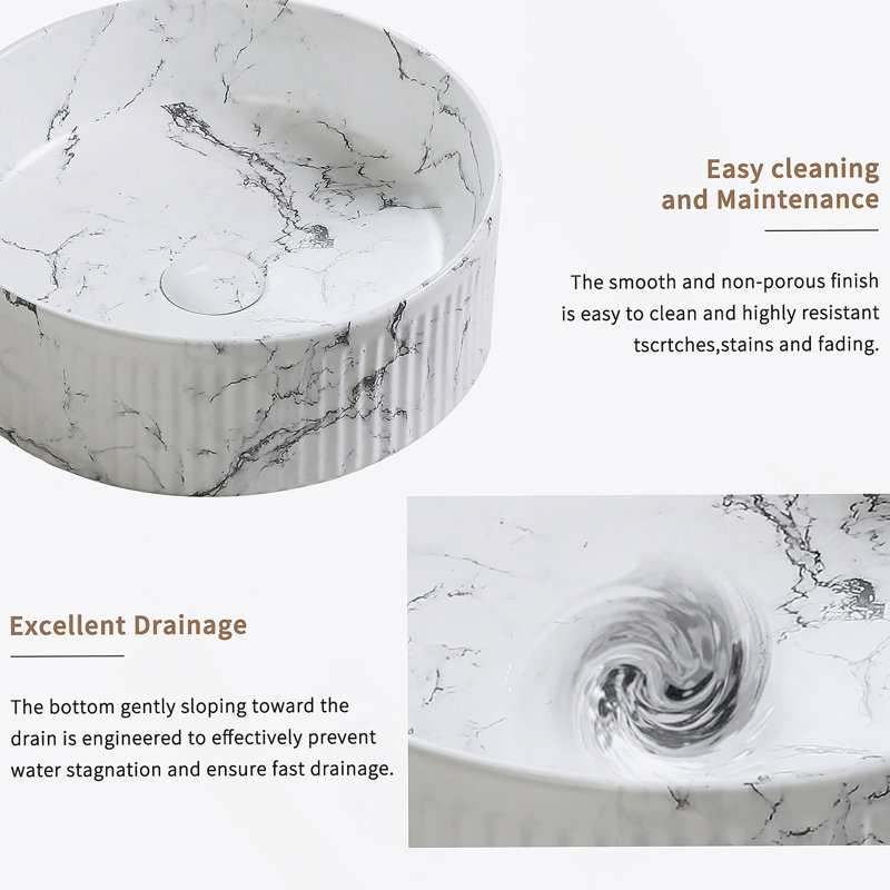 Lavabo rond, vasque pour salle de bain