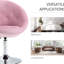 Chaise Classy à hauteur ajustable - rose, ronde, structure pour le salon et la chambre à coucher