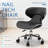 Swivel & Adjustable Pedicure Stool - Ergonomic Nail tech Chair for Salon Professionals, Comfortable Pedicure Chair with Smooth Rotation-1849285489