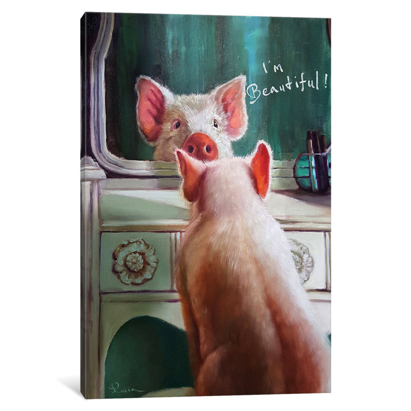 «Affirmation» de Swindle Heffernan - impression sur toile tendue, H 18 po x l 12 po x P 1,5 po, Toile tendue, Pas de tapis
