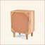 Table de chevet en bois naturel