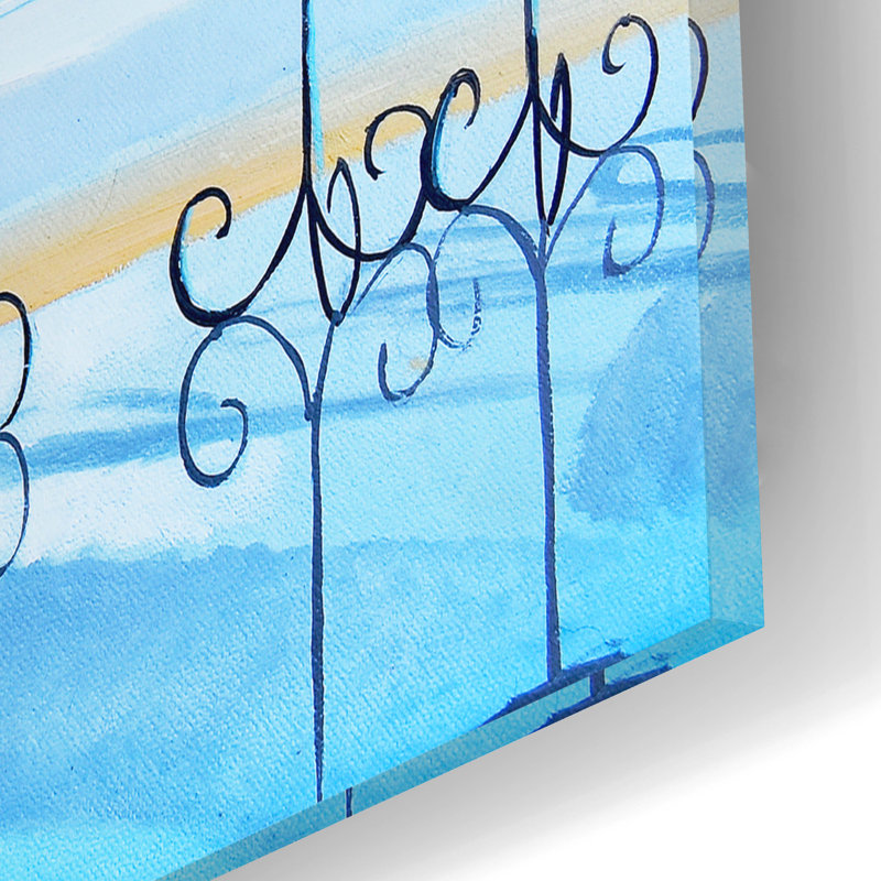 Art mural en verre Dovecove «Sunset Lambada» par Ronald West, H 12 po x l 16 po x P 0,13 po
