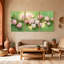 Ensemble de 3 impressions murales sur fond d'hortensia-1558805554