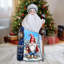 Flower Gnome Santa Wood Carved Masterpiece Figurine By G. Debrekht