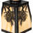 Rustic Lodge 6'' H Glass Square Lamp Shade