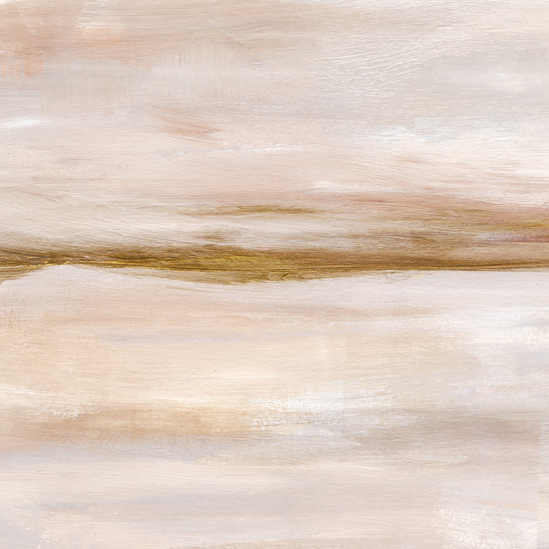 Golden Horizon I by Annie Warren - Wrapped Canvas Painting, 51cm H x 51cm W x 3.8cm D
