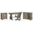 4 Pcs: Desk,Chair,Filing Cabinet,Storage Cabinets is out of stock