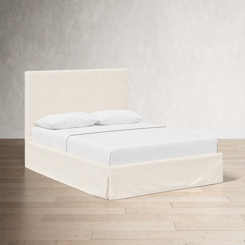 Lit tapissier Verona, Velours chocolat classique, Grand