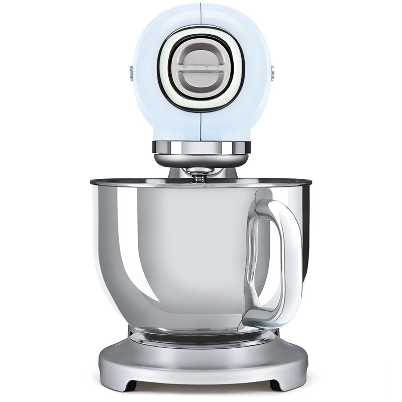 SMEG 50's Retro Style Stand Mixer, Pastel Blue/Silver