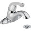 Centerset Bathroom Faucet with Drain Assembly