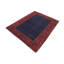 Tapis bleu / marron en laine noué à la main à motif oriental 8 pi 1 po x 10 pi 3 po Bagga