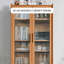 Bibliothèque moderne moderne avec porte d'armoire