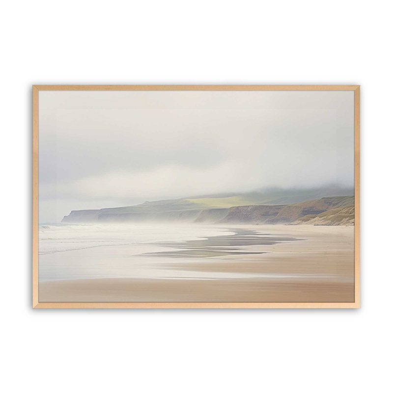 Misty Shores, Cadre photo simple érable brut, H 12 po x l 15 po