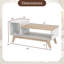  Table basse 43 po avec centre de table et compartiments de rangement