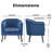 Adore 27.5" Wide Tufted Velvet Accent Chair-1732668357