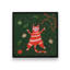 «Mischief Kitty Christmas II» par Yvette St. Amant, reproduction d'art sur toile-391020958-391020954-391020964