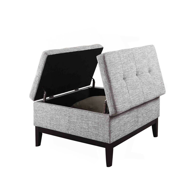Grande table basse 18 po avec rangement 18 po, Beige