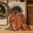 Machine Washable Pahola Global Inspired Block Print Rug in Brown – LightBrown Binding-155993546