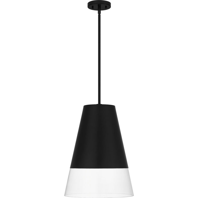 Crowne 1 - Light Cone Pendant, Brushed Black