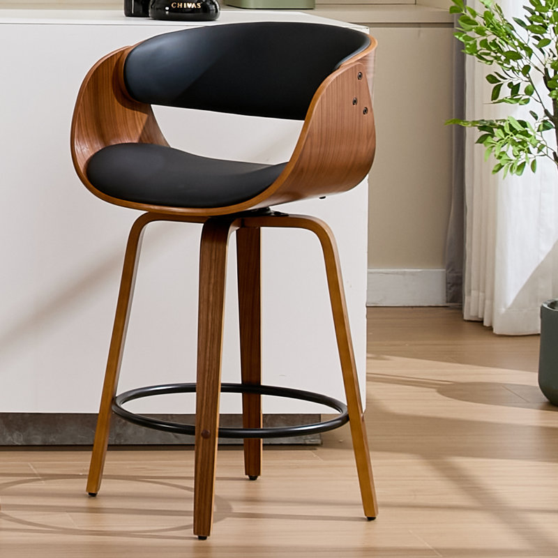 Tabouret de bar 30 po Modern, Tabouret de bar (siège d'une hauteur de 30 po), Noir