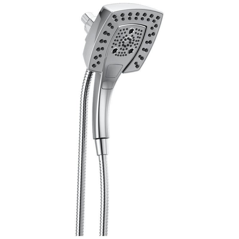 Multi Function 1.75 GPM Dual Shower Head with H2Okinetic Technology, Lumicoat Chrome