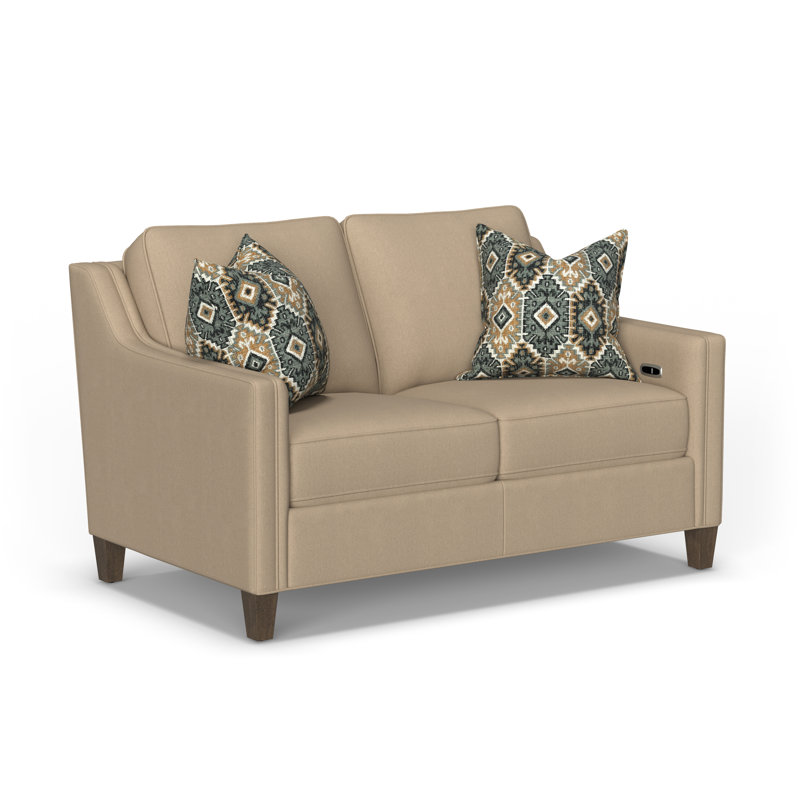 Caterina Power Inclining Loveseat, Tan