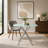 36" Square Frosted Tempered Glass Table