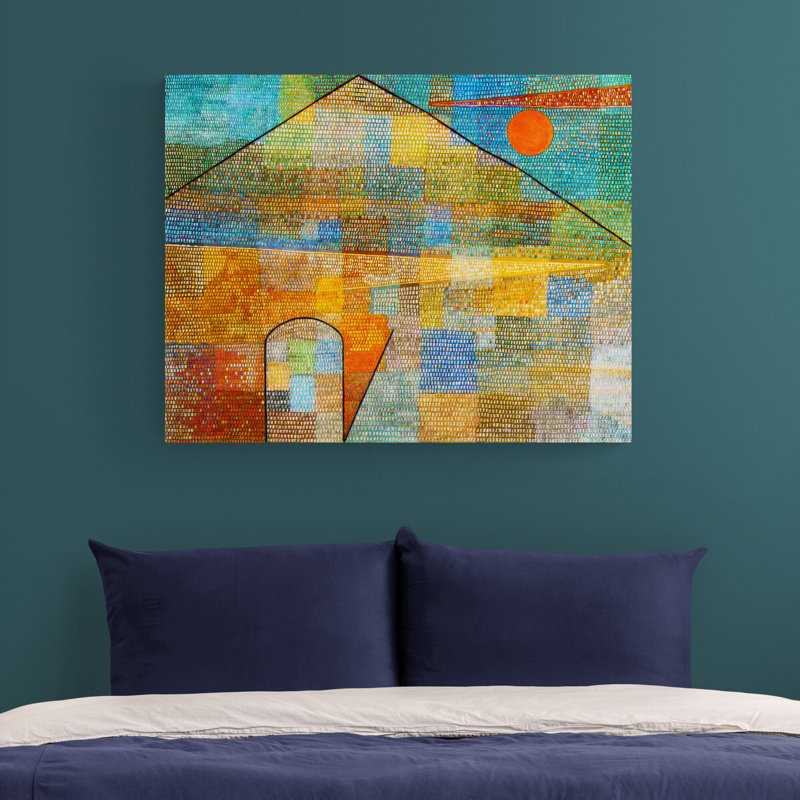 Ad Parnassum by Paul Klee - Wrapped Canvas Print, 205.74cm H x 297.18cm W x 3.81cm D