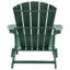 Chaise Adirondack en PEHD pliable avec porte-gobelet, résistante aux intempéries, nécessitant peu d'entretien, pouvant supporter jusqu'à 400 lb, paquet de 3-779349071