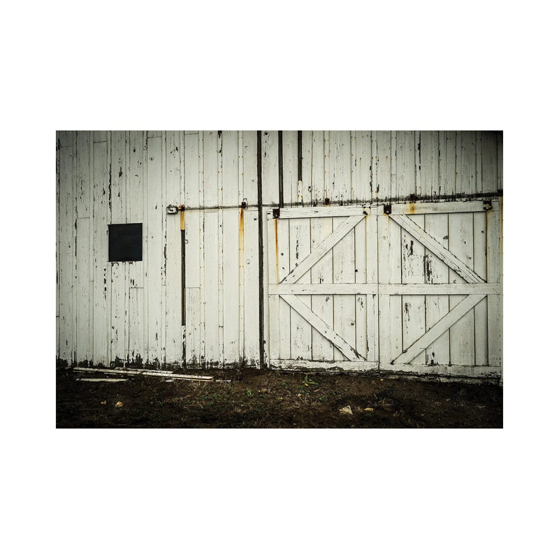 Barn Doors by Heather Roberson - Wrapped Canvas Gallery-Wrapped Canvas Giclée, 20.32 cm H x 30.48 cm W