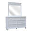 Commode 7 tiroirs avec miroir Fishtail Remer