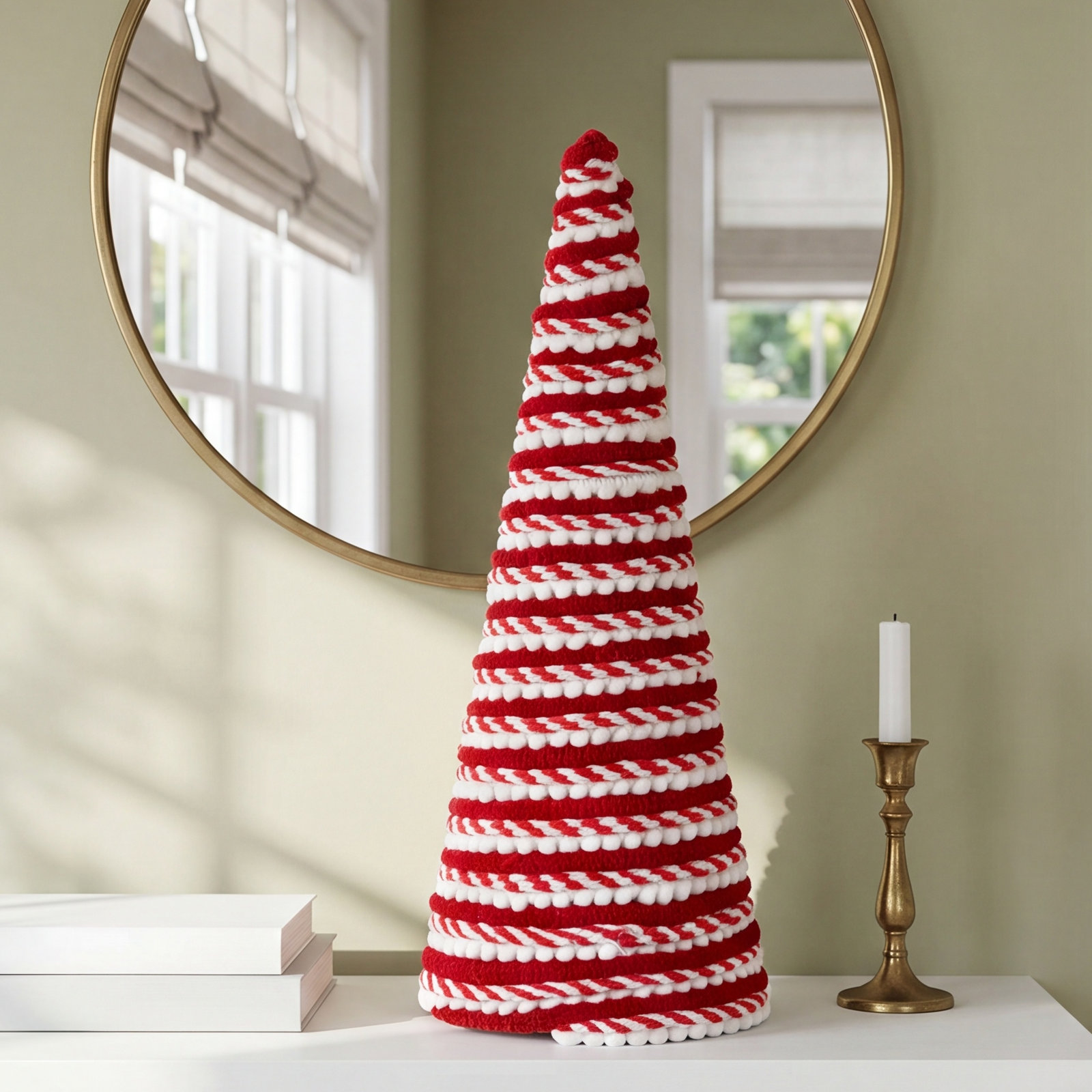 Christmas No Animal(s) Tabletop Tree, 10.5" H x 4.25" W x 4.25" D