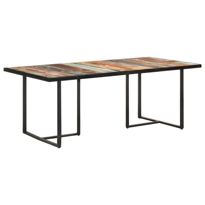 Sheilds Rectangular Dining Table, Multicolour, H76 x L200 x W100cm