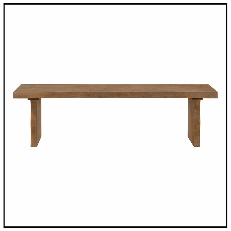 Wood Bench with sturdy legs
