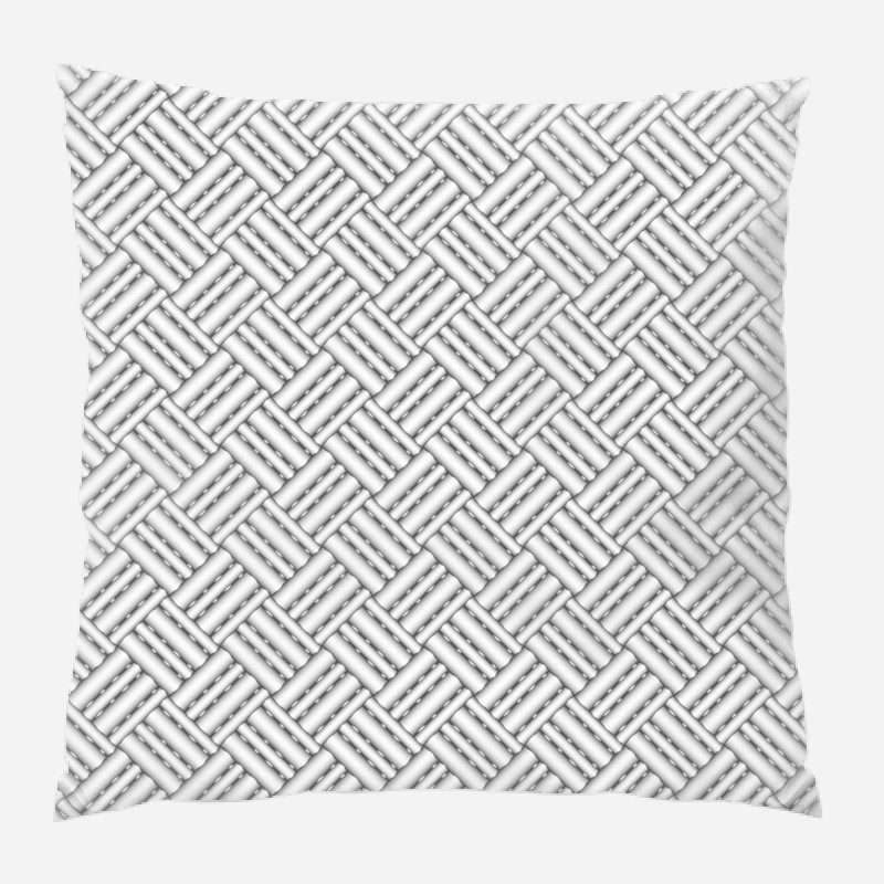 Geometric Microsuede Reversible Throw Pillow