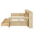 Tiaisha Full Size Multi-functional Bed with Two Storage Drawers and Study Desk-1340076102