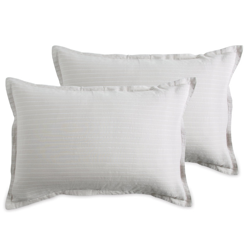Ensemble d'édredon en coton 3 pièces Comfy, Édredon très grand + 2 taies décoratives, Platine