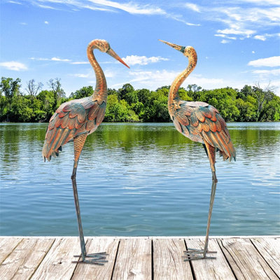 Animals Rust Resistant Metal Garden Statue