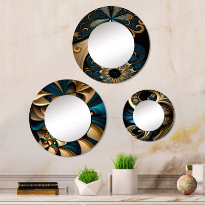 Lorik Metal Round Mirror