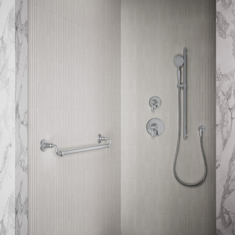 Barre d'appui Kohler Artifacts, L 12 po, Chrome poli