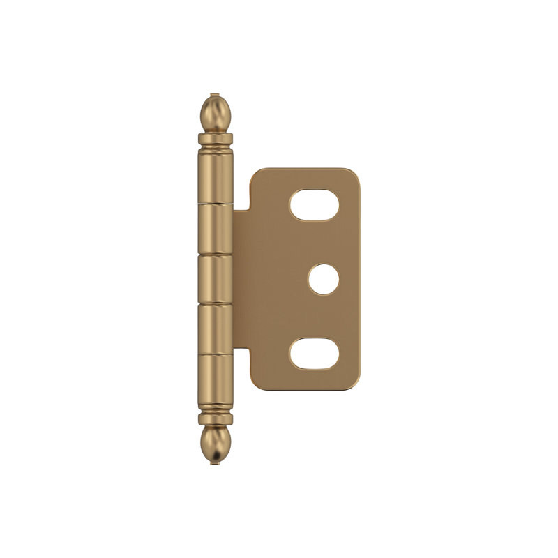 Charnière simple à roulement à billes H 2,25 po x l 2,25 po, Bronze champagne