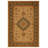 Zyana Collection Digital Print Cotton-Polyester Brick Brown Moroccan Rug-819268445