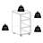 Cowell 15.75'' Wide Mobile File Cabinet