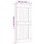 Porte coulissante avec quincaillerie Vidaxl-112703592